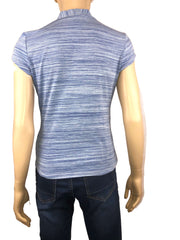 Women's Denim Blue Top On Sale 50 Off Quality Stretch Fabric Made In Canada On Sale Now - Yvonne Marie - Yvonne Marie