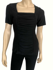 Women's Tops Black Flattering Fit Design Quality Stretch Fabric Made in Canada Yvonne Marie Boutiques - Yvonne Marie - Yvonne Marie