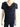Women's Tops Navy On Sale Navy Draped Neckline Quality Stretch Fabric Sizes XLARGE Comfort Fit Made in Canada Yvonne Marie Boutiques - Yvonne Marie - Yvonne Marie