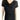 Women's Tops on Sale Black Draped Neckline Flattering Fit XLARGE SIZES Made in Canada Yvonne Marie Boutiques - Yvonne Marie - Yvonne Marie