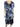 Women's Dresses On Sale Canada Navy Elegant Print Dress Special Occasion Dress Made in Canada - Yvonne Marie - Yvonne Marie