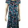 Women's Dresses On Sale Canada Flattering Fit Floral Print Dress on Sale Made in Canada - Yvonne Marie - Yvonne Marie