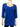 Women's Royal Blue Elegant Top Beautiful Neckline and Sleeves Quality Fabric Made in Canada - Yvonne Marie - Yvonne Marie