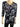 Women's Tops Navy And Black Print - Made In Canada - Yvonne Marie - Yvonne Marie