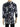 Women's Tops Navy And Black Print - Made In Canada - Yvonne Marie - Yvonne Marie