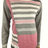 Women's Sweaters Rose Geometric Design - Yvonne Marie - Yvonne Marie