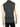 Women's Seeveless Mock Neck Black Mix Soft Knit Fabric - Made In Canada - Yvonne Marie - Yvonne Marie