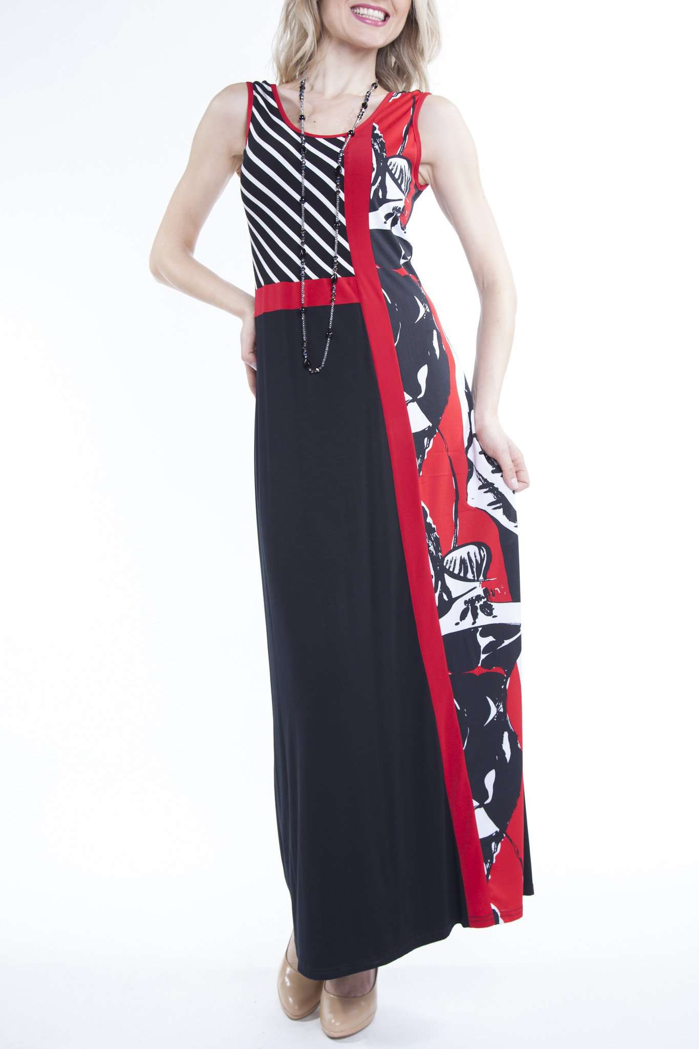 Designer Maxi Dress On sale Now 70% Off Quality Stretch Fabric Designer Original Yvonne Marie Boutiques Made In Canadaa - Yvonne Marie - Yvonne Marie