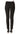 Women's Pants Black Leather Side Detail Quality Stretch Fabric Made in Canada - Yvonne Marie - Yvonne Marie