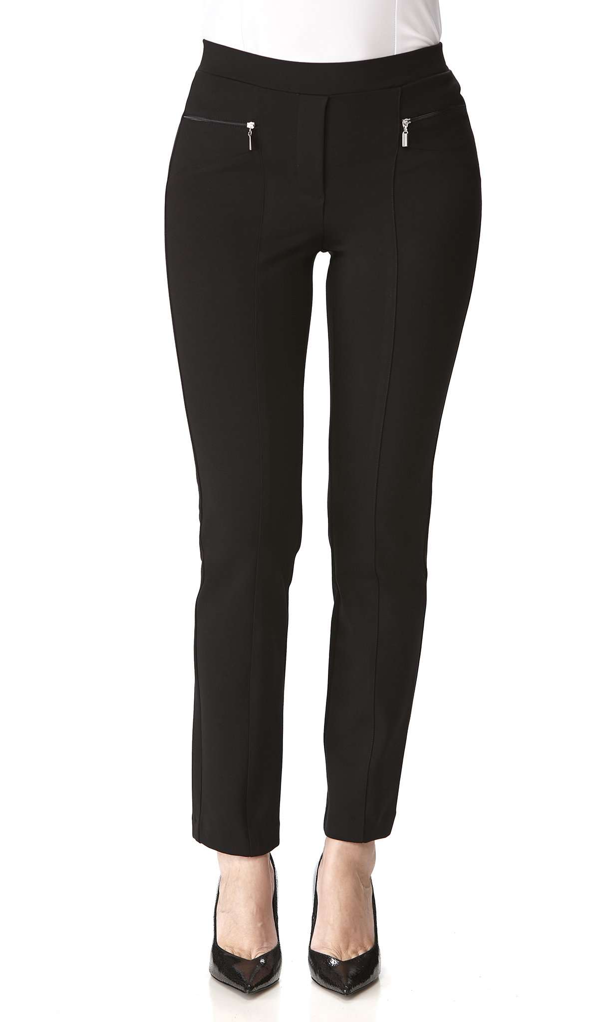 Women's Pants Black Quality Stretch Fabric Built for Comfort Our Best Selling Pant Made in Canada - Yvonne Marie - Yvonne Marie
