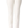 Women's Pant's Off White Stretch Quality Ivory Pants Pull on Easy Amazing Flattering Fit Yvonne Marie Designs Made In Canada On Sale Now 50 Off Pants - Yvonne Marie - Yvonne Marie