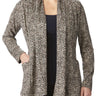 Women's Cardigan Now 50% OFF Tan Soft Knit Quality Fabric Made in Canada - Yvonne Marie - Yvonne Marie