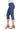 Women's Denim Blue Stretch Capri Quality Fabric - Made in Canada - Yvonne Marie - Yvonne Marie