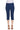 Women's Denim Dark Blue Stretch Capri - Yvonne Marie - Yvonne Marie