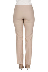 Women's Pants Tan &quot;Miracle Fit&quot; Stretch Pant - Made in Canada - Yvonne Marie - Yvonne Marie