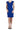 Women's Dress Royal Blue Quality Stretch Knit Flattering Dress Made in Canada Now on Sale - Yvonne Marie - Yvonne Marie