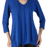 Women's Top Royal Blue Flattering Fit  Our Besting Top  Quality Stretch Fabric Sizes XLarge Made in Canada Yvonne Boutiques  Marie  Our - Yvonne Marie - Yvonne Marie
