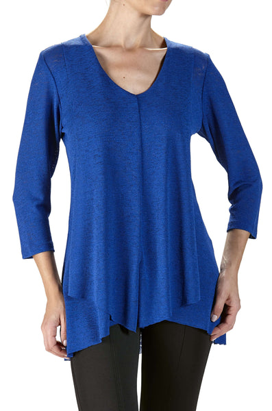 Women's Top Royal Blue Flattering Fit  Our Besting Top  Quality Stretch Fabric Sizes XLarge Made in Canada Yvonne Boutiques  Marie  Our