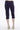 Women's Navy Capri's On Sale Quality Stretch Fabric Flattering Fit Our Best Seller Over 10 Years On Sale Now 50% Off Yvonne Marie Made in Canada - Yvonne Marie - Yvonne Marie
