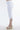 Women's Capri's White Stretch Quality Fabric 50% OFF Best Seller Flattering Fit Made In Canada - Yvonne Marie - Yvonne Marie